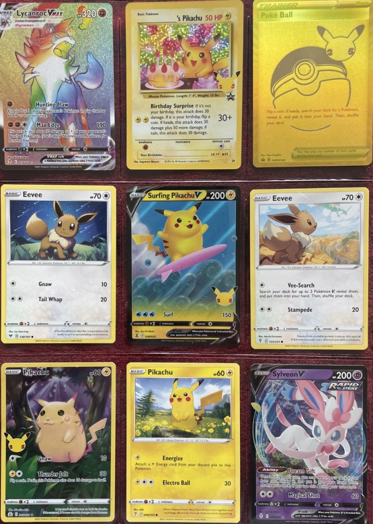 Pokémon Binder Page